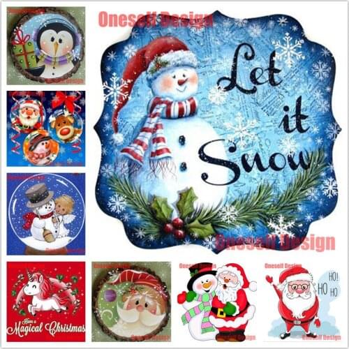 2019top popular rhinestone pictures Santa Claus 5d Diamond Mosaic Sale 5d Diamond Embroidery Full christmas decorations for home