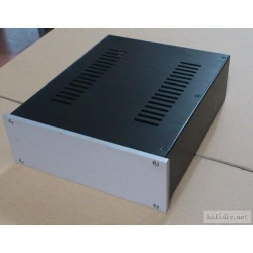 2906 All aluminum amplifier chassis / Preamplifier case / AMP Enclosure / DIY box (260 *90*311mm)