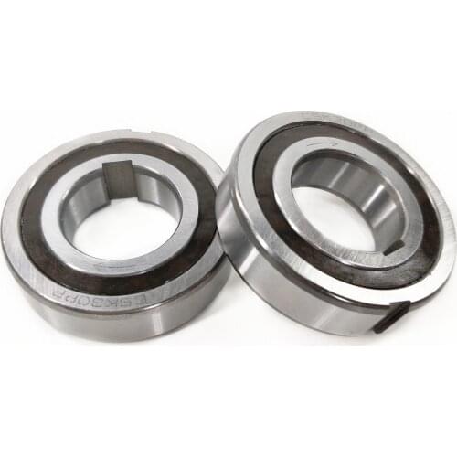 4pcs CSK6306PP OW6306PP One way clutch Bearing with Keyway 30*72*19 mm Sprag Freewheel Backstop Clutch needle roller bearing