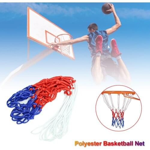 6mm Basketball Rim Mesh Net Durable Basketball Net Heavy Duty Nylon Net Hoop Goal Rim Mesh Fits standard basketball rims