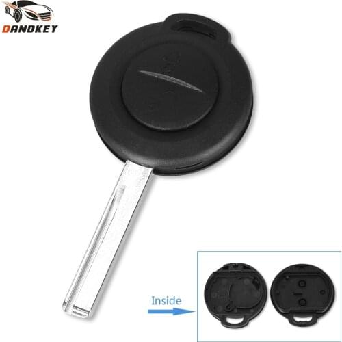 Dandkey Remote 2 Buttons Car Key Shell Cover Case For Mitsubishi Colt Warior Carisma Spacestar Straight Key