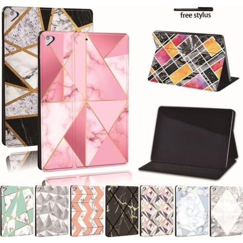 For iPad 2 3 4 5 6 7/Air 1 2 3/Pro 11 2018 2020 PU Leather Tablet Stand Folio Cover -Ultra-thin various colors Slim Case