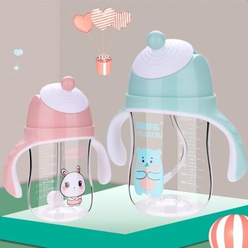 Baby bottle Drinking Cup Feeding Bottle Wide-Caliber Multifunctional Dual-use Drinking Milk Water Bottle BPA Free Feeding bottle