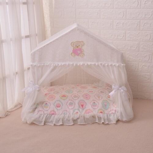 Breathable pet gazebo summer dog tent upscale pet house
