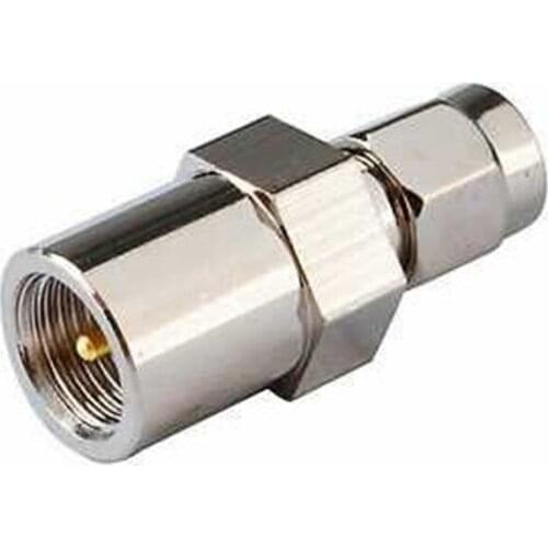 FME/SMA-JJ FME Male To SMA Male Plug RF Connector Coaxial Cable Adapter Nickel Plating