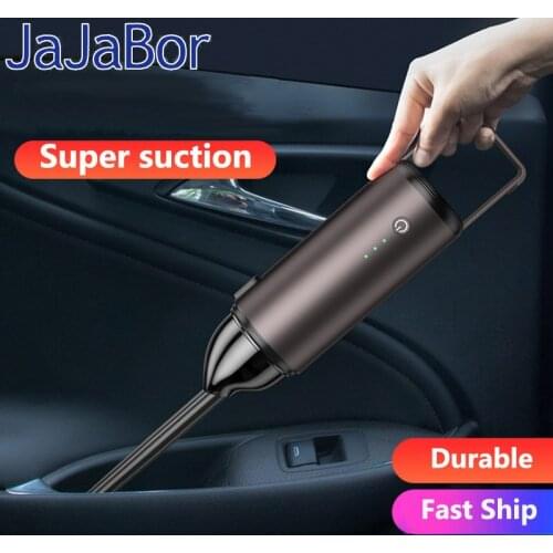 JaJaBor Wireless Car Vacuum Cleaner 5000Pa Rechargeable Portable Handheld Mini Cordless Auto Vacuum Cleaner For Car Home