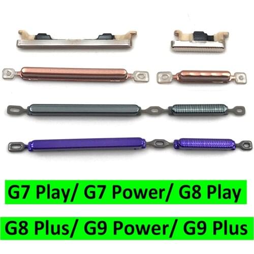 Power Button + Volume Side Key Button Flex Cable Replacement Parts For Moto G9 G8 Power Lite G8 Plus G7 Play