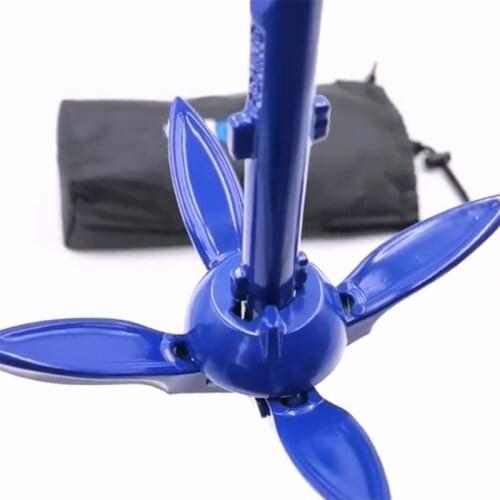 Best 1.5LB Folding Grapnel Boat Kayak Anchor Accessories For Kayak Fishing Canoe Jet Ski SUP Paddle Board & Small Boat