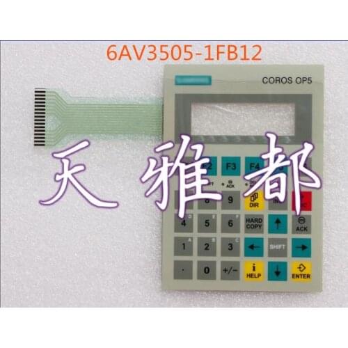 Membrane keypad for OP5 6AV3505-1FB12