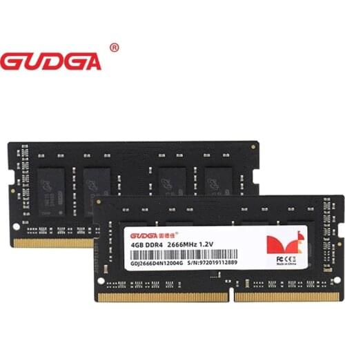 GUDGA memoria ram ddr4 4GB 8GB 16GB 2400MHz 2666mhz 1.2v DDR 4 RAM for Laptop Notebook Memoria RAM DDR4 206pin Laptop RAMs