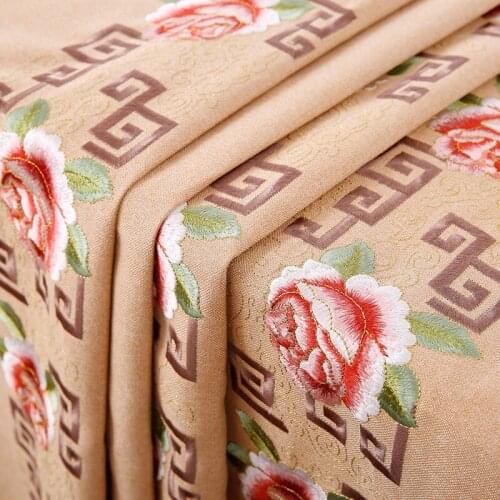 Wholesale fabric rolls home textile linen polyester fabric polyester fabric price per meter