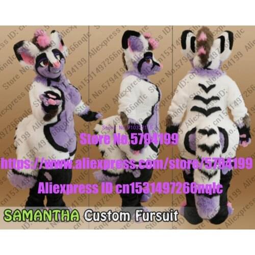 Customized Available REAL PHOTO WHITE CAT full sets husky dog Suit fursuit BJ0016 Costume fox Party Fancy Dress Carnival Gift