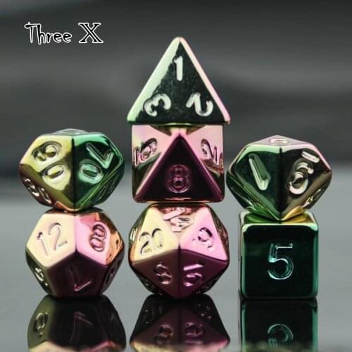 Polyhedral Dnd Rpg TRPG Dice Set D4,6,8,10,10%,12,20 Board Game,educational Accessories