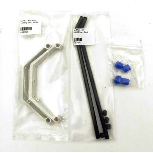 Landing Skid Set For Trex T-rex 450 V3 Sport Pro DFC 450L 480 Helicopter