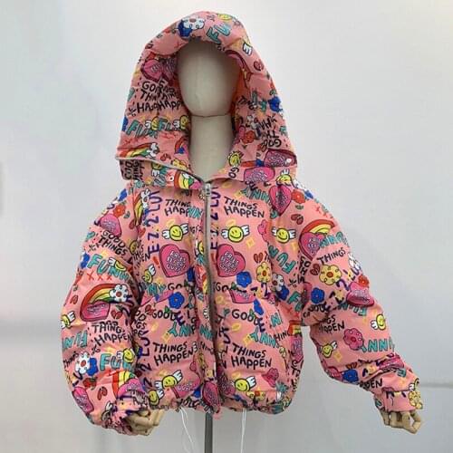 Winter White Duck Dowm Parka Women 2021 Hooded Overcoat Thick Warm Large Size Short Coat Bread Puffer Jacket Female Outerwear