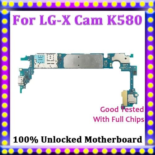 Disassemble For LG X Cam K580 Motherboard Factory Unlocked Mainboard For LG X Cam K580 Board With Full Chips Android OS IMEI