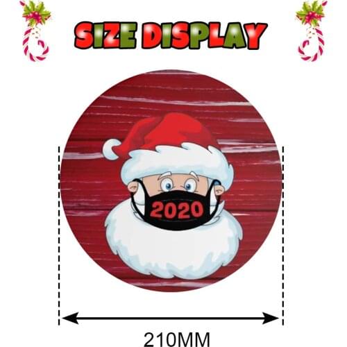 Christmas Window Clings, Colorful 2020 New Year Window Decals Stickers for Home Holiday Decoration