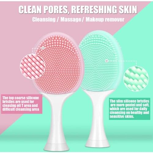 Silicone face brush Facial Cleansing Brush Head For Philips FlexCare Diamond Clean HX6064 HX6930 HX9340 HX6950 HX6710 HX9140 HX6
