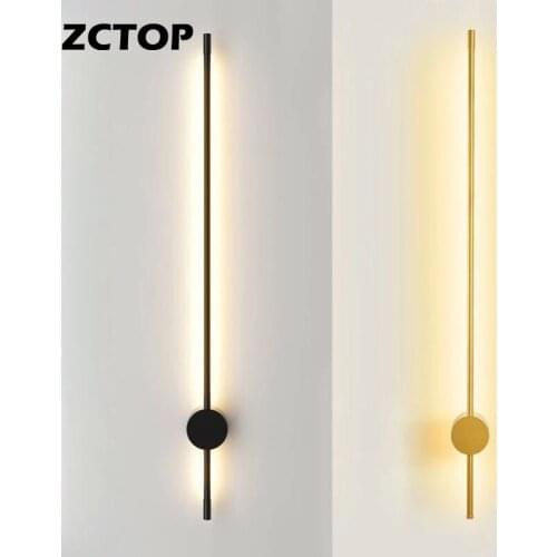 LED Wall Lamp Living Room Bedroom Line Wall Light Personality Corridor Aisle Wall Lights Indoor Home Lighting Fixture L100 120cm