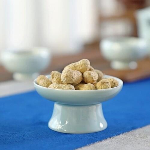 Japanese-Style Tea Restaurant Fruit Plate Creative Dim Sum Plate Goblet Fruit Plate Snack Plate Seeds Melon Seeds Serving Tray