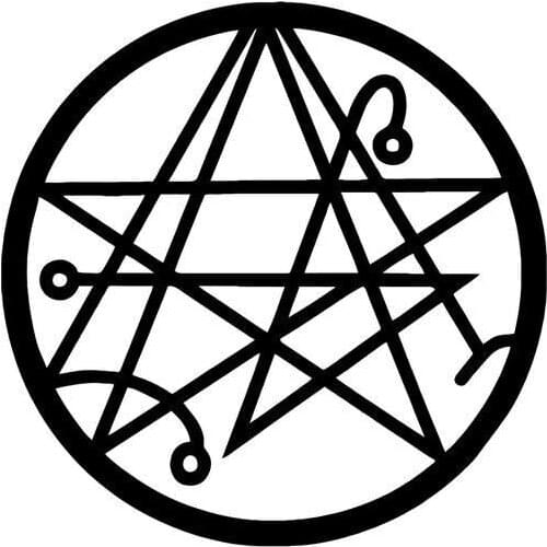 For Necronomicon Goddess Wiccan Car Window Vinyl Decal Sticker