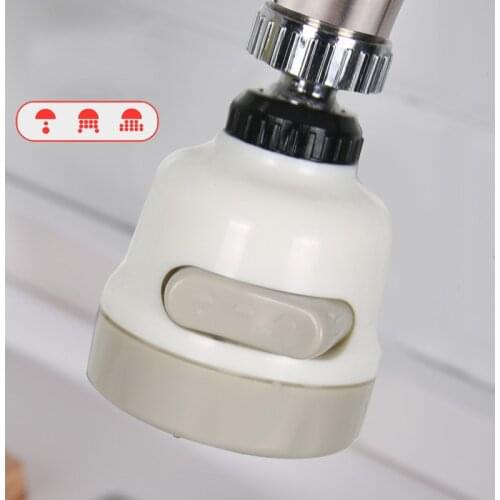 360 Swivel Faucet Stainless Sprayer Water Filter Kitchen Water Save Adapter Water Purifier Splash-proof Tap Diffuser