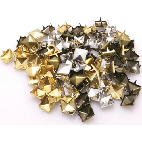 All Kinds Of High-grade Alloy Type DIY Clothing Luggage Shoes Materials Hardware Accessories Hollow Rivet Square Nail High