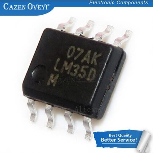 10pcs/lot LM35DM LM35D SOP-8 new original In Stock