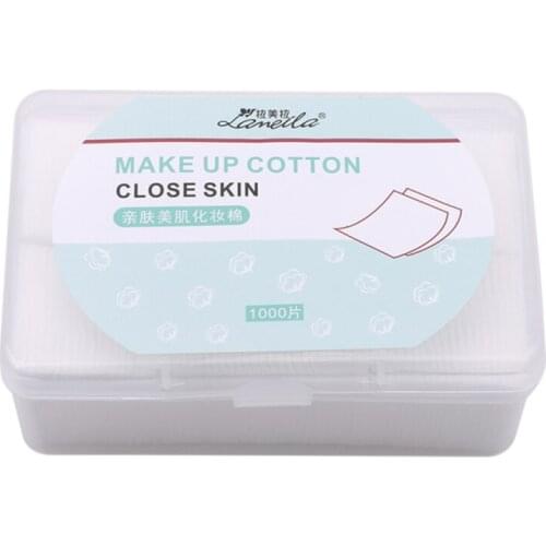 Skin-friendly Makeup Cotton Non-woven Fabric Thin Section 1000 Pieces Cotton Makeup Moisturizing Comfortable Remover Beauty Tool