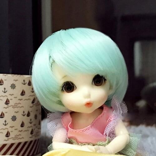 2021 New Style 1/3 1/4 1/6 1/8 Bjd SD Wig Hair High Temperature Short Cute Wig Wire Accessories