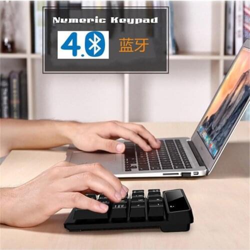 Wireless Bluetooth Numeric Keyboard USB Computer Financial Accounting Mini Keyboard