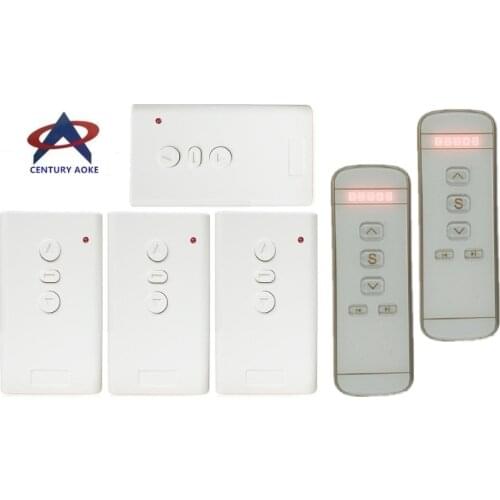AC220V intelligent digital 5CH RF wireless remote control switch Electric Projector Screens Electric Curtains&Tower garage door