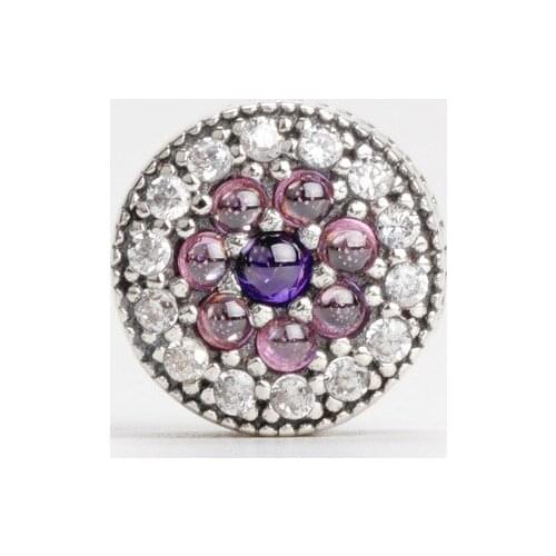 Authentic 925sterling Silver Beads New Dazzling And Fashionable Flower Beads Fit Original Pandora Bracelet For Women Diy Jewelry