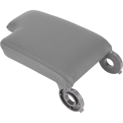 Car Center Console Armrest Cover Pad Cushion Fits for E46 1999-2004Gray