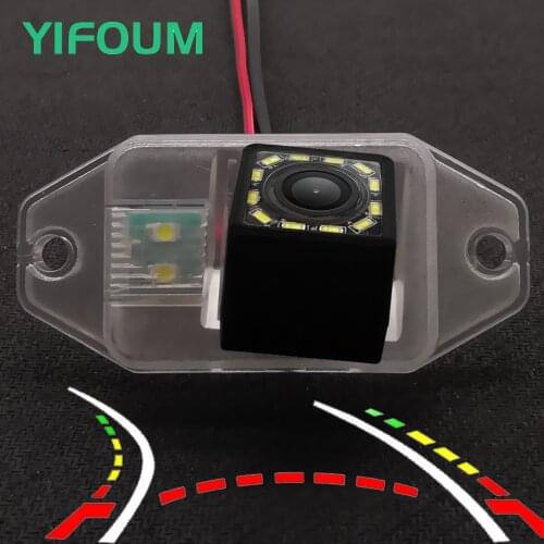 YIFOUM Dynamic Trajectory Tracks Car Rear View Camera For Toyota Land Cruiser Prado 90 2700 3400 4000 120 80 Series/FJ Cruiser