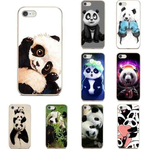 For Huawei Y5 Y6 Y9 2018 Mate 10 20 Lite Pro P Smart 2019 P9 Lite Mini Animal Giant Panda Cute Soft Transparent Shell Covers
