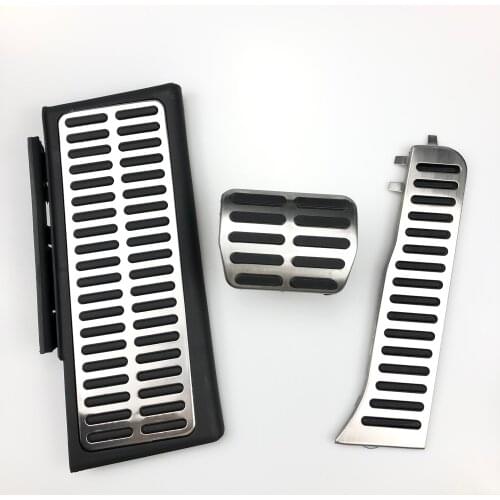 Emaicoca Free shipping Car styling Stainless steel Gas pedal Brake Pedal modify cover case for Audi Q3 ,auto accessories