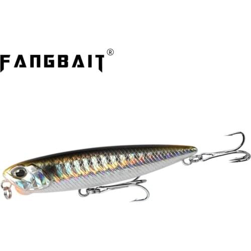 Fangbait reals pencil 65mm 5.4g Pencil Topwater Fishing Lures Walking Baits Leurre de Surface Floating Stickbait Wobblers Plug