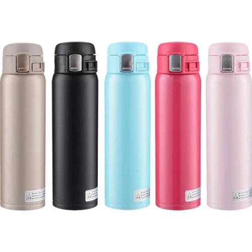 350ml 500ml Stainless Thermos Vacuum Cup Leak Proof Travel Coffee Christmas Gifts Student Portablts DrinksMug