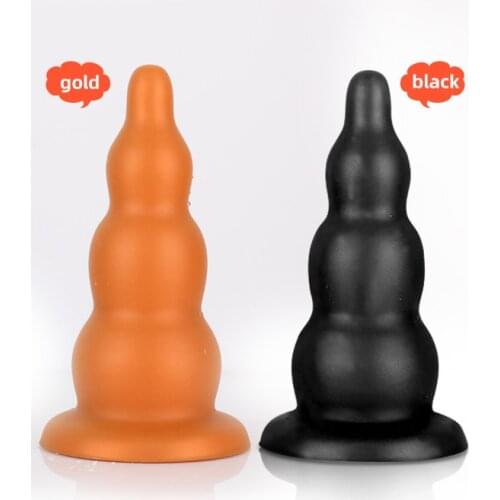 New Posterior chamber anal plug oversized soft anal plug for men and women using dildo anal plug fist anal expansion masturbator