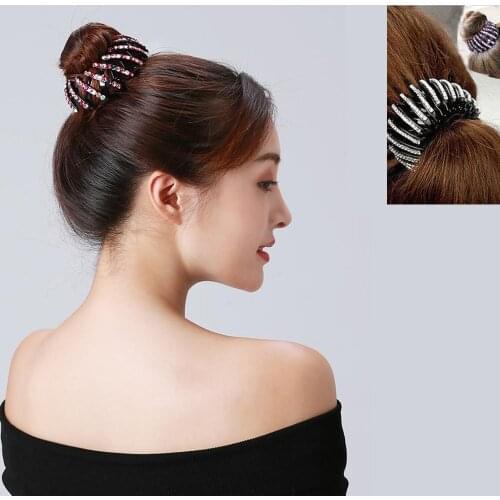 2021 New Fashion High-end Quality Plate Hair Device Hair Accessories Rhinestone Ladies Hairpin Charm Jewelry Gift