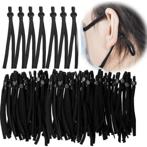 Adjustable Mask Rope Adjustment Buckle Nylon + Spandex Material Non-slip Durable Flat Buckle + Mask Rope