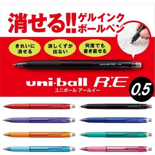 Japan uni-ball R:E Erasable Gel Pen 0.5mm URN-180