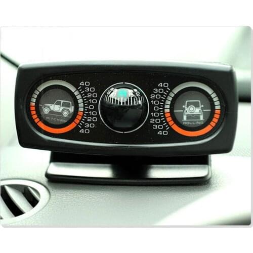 Decoration Inclinometer Compass Decoration Car Accessories Inclination Tool Level Wave Instrument Auto Replacement Parts