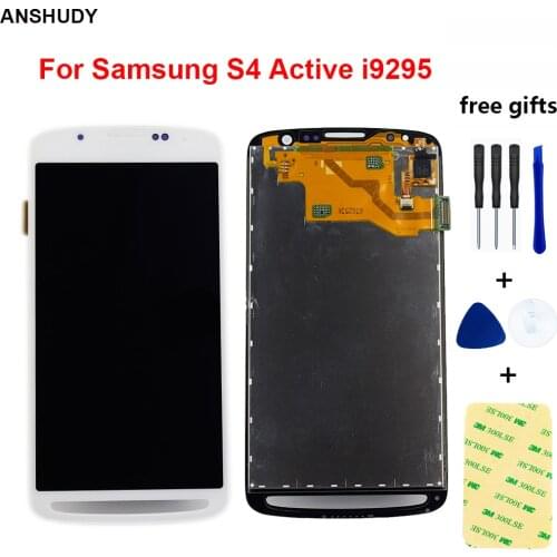 For Samsung Galaxy S4 Active i9295 LCD Display Touch Screen Digitizer Assembly For Samsung i537 I9295 Display Replacement