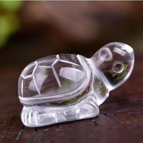 1PC Natural Crystal clear Quartz Tortoise Amethyst Animals Healing Stone Home Decor Fish Tank Crafts Small Decoration