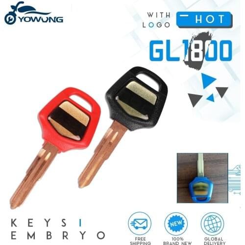 1 PCS Motorcycle Uncut Blade Blank keys embryo Accessories FOR HONDA GOLD WING 1800 GL1500 GL1800 HONDA Special GL-1800