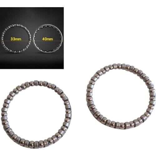 2pcs/set Headset 32/39mm Bike Bicycle 1 1/8 Headset Front Fork Caged Ball-race Bearing