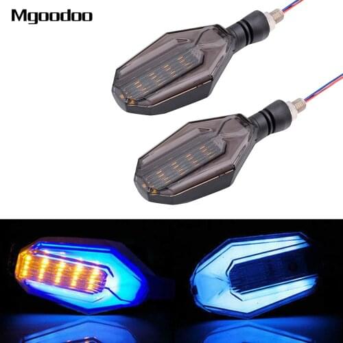 2Pcs LED Motorcycle Turn Signal Lights 12V Super Bright Indicator Clignotant Moto Led Blinker Flasher Daytime Running Light Lamp
