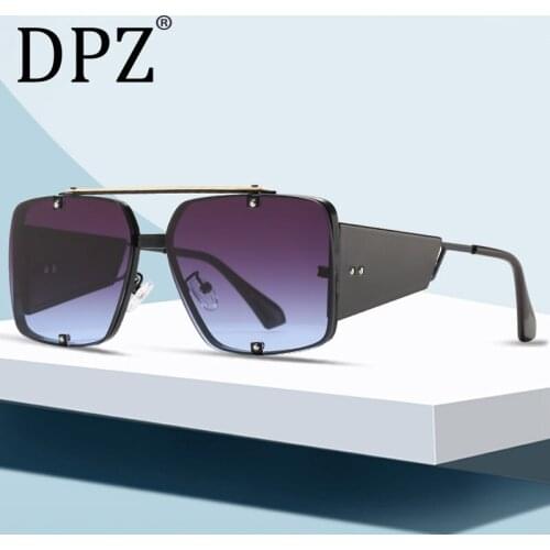 2020 New retro mens square brand pilot sunglasses womens personality versatile fashion luxury sunglasses UV400 Oculos De Sol